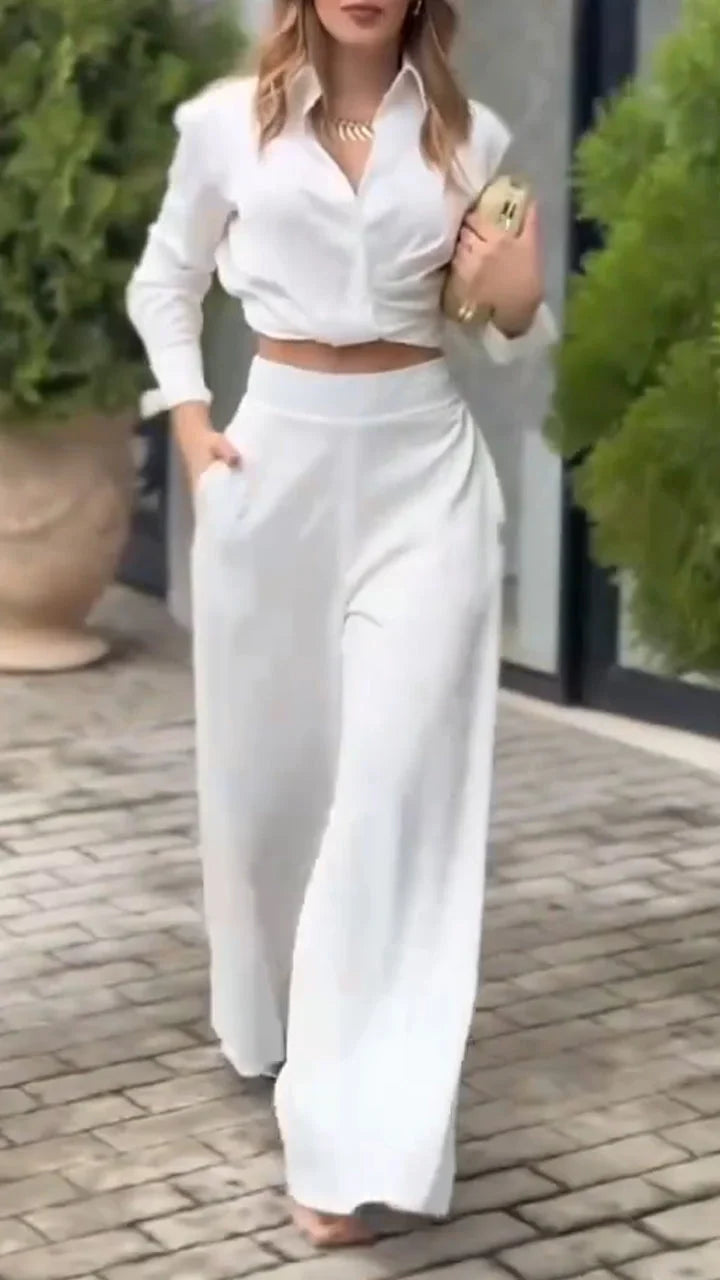 Aza Cerami™ Abito casual con risvolto da donna