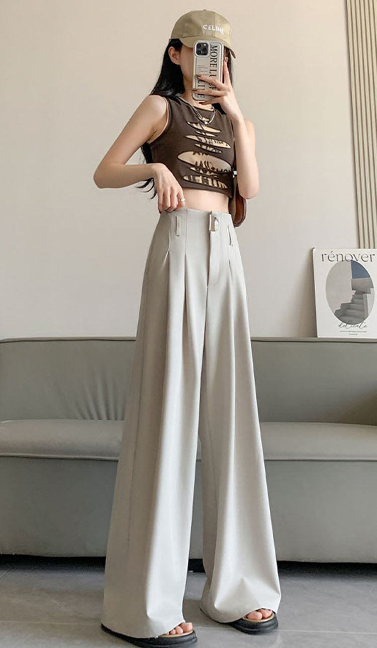 Ada Malito™ Pantaloni larghi ed eleganti