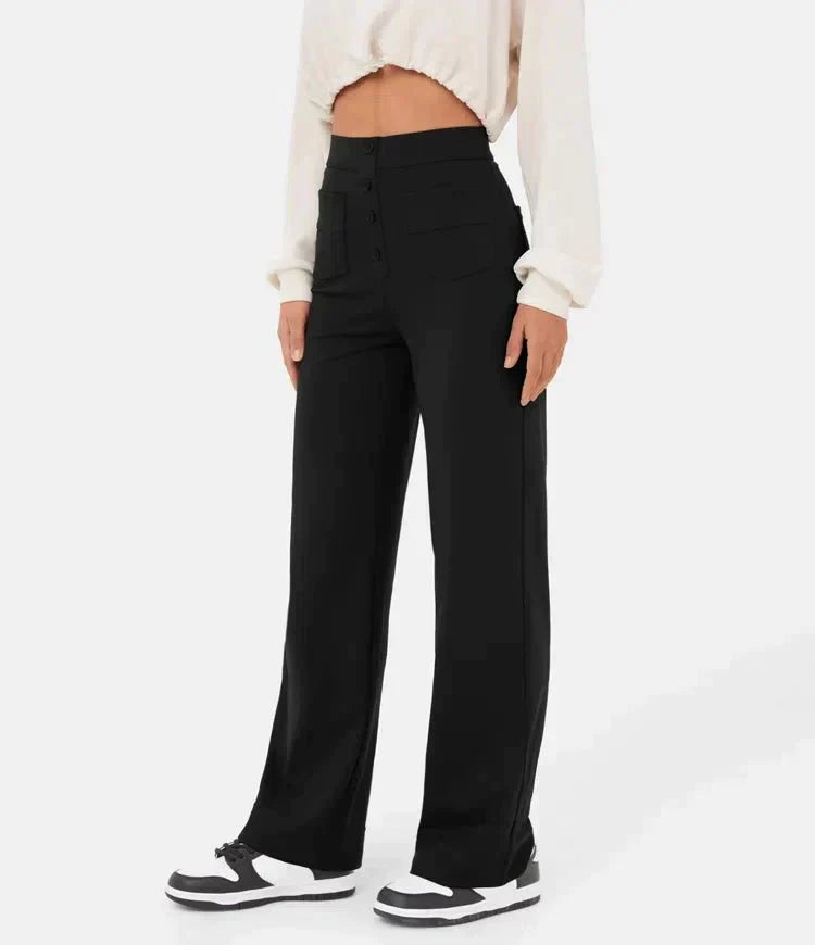 Adona™ Pantaloni elasticizzati a vita alta
