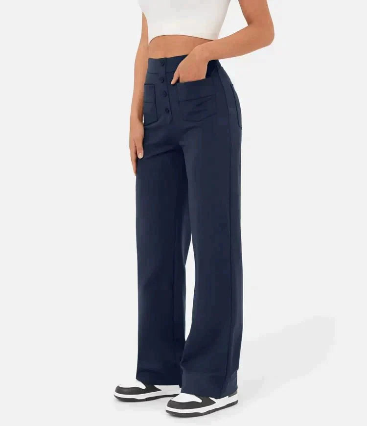 Adona™ Pantaloni elasticizzati a vita alta