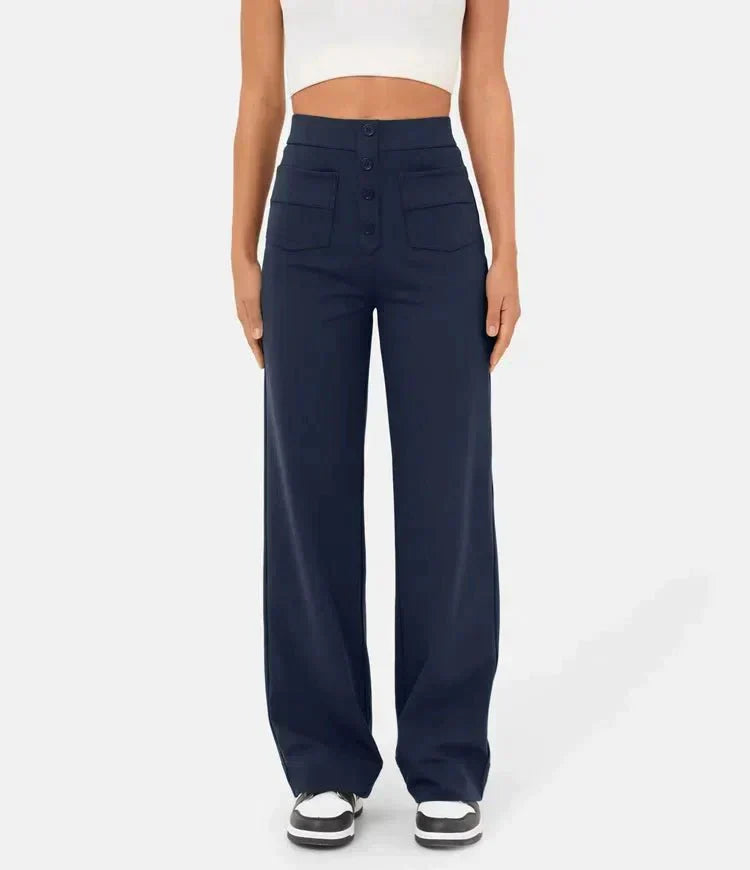 Adona™ Pantaloni elasticizzati a vita alta