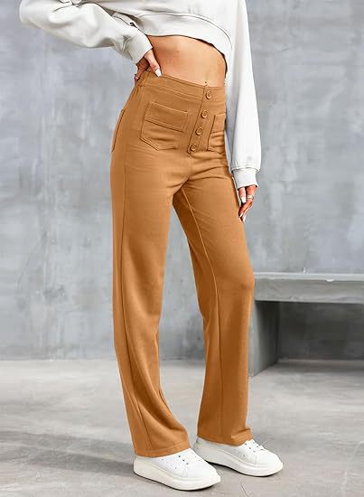 Adona™ Pantaloni elasticizzati a vita alta