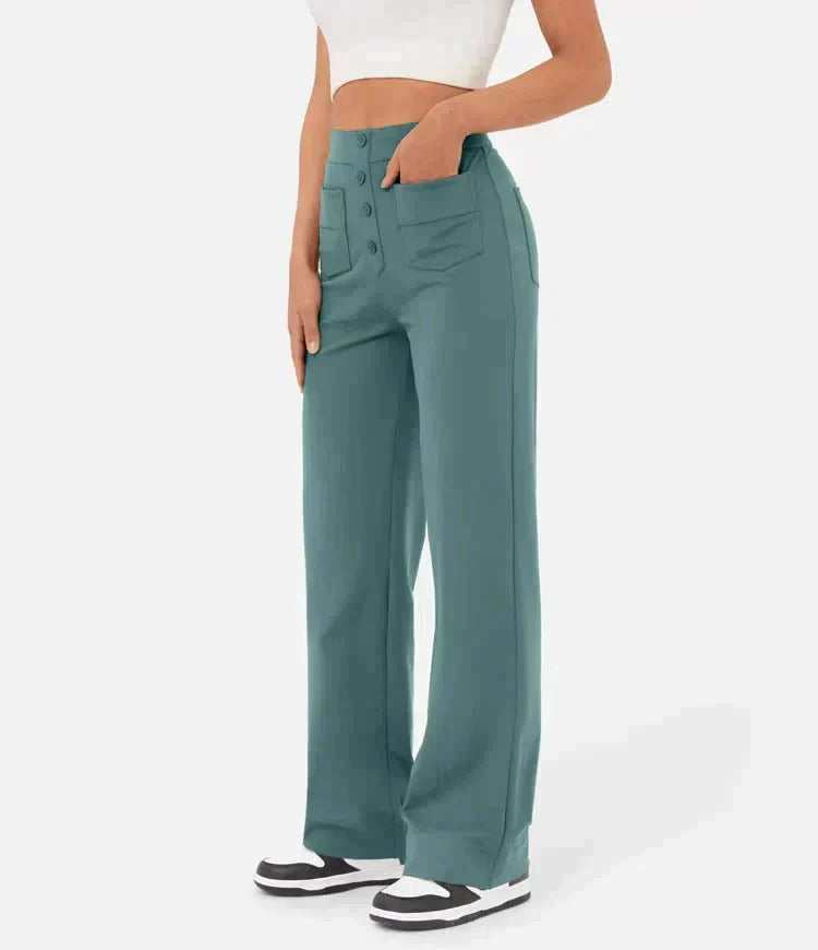 Adona™ Pantaloni elasticizzati a vita alta
