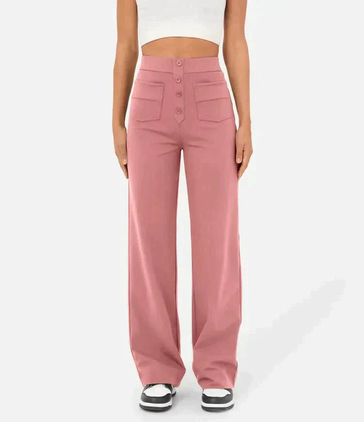Adona™ Pantaloni elasticizzati a vita alta