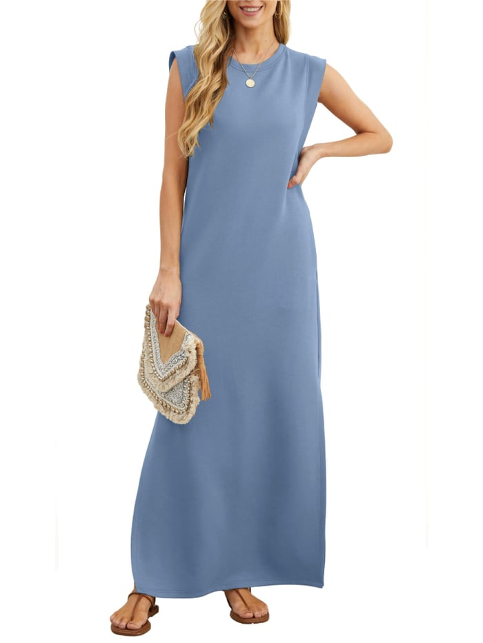 Alice Perra™ Abito casual largo con spacco