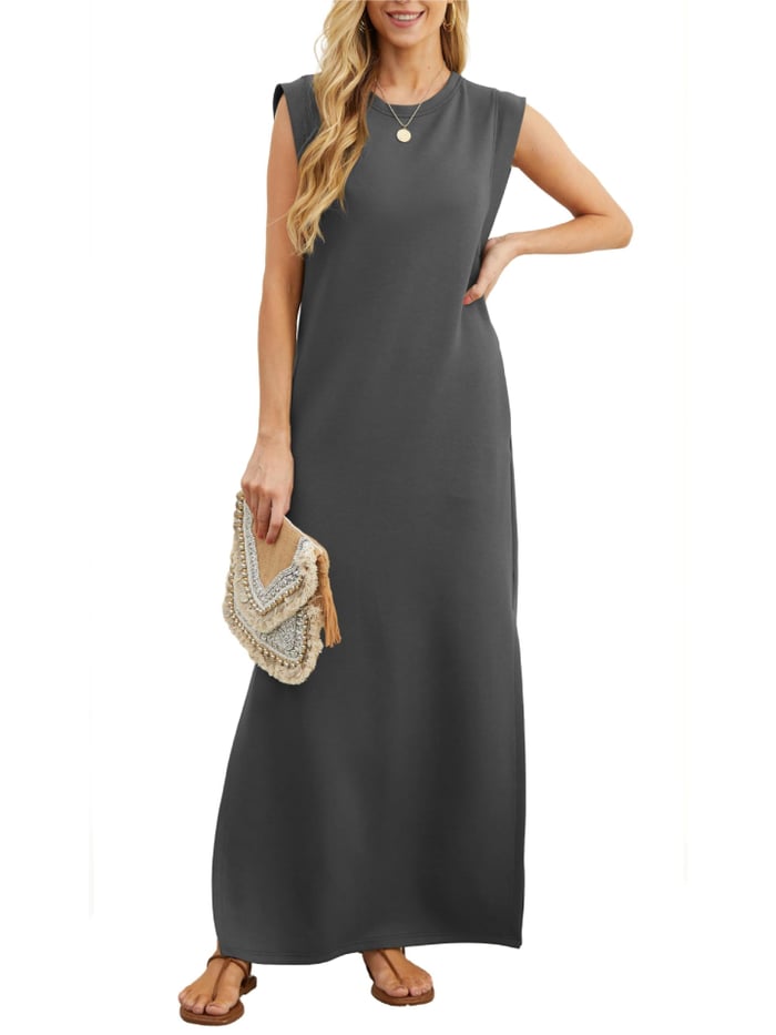 Alice Perra™ Abito casual largo con spacco