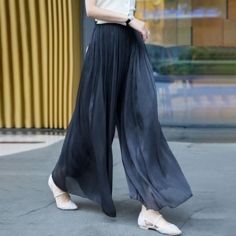 Anastasie Girard™ Pantaloni smaltati a gamba larga
