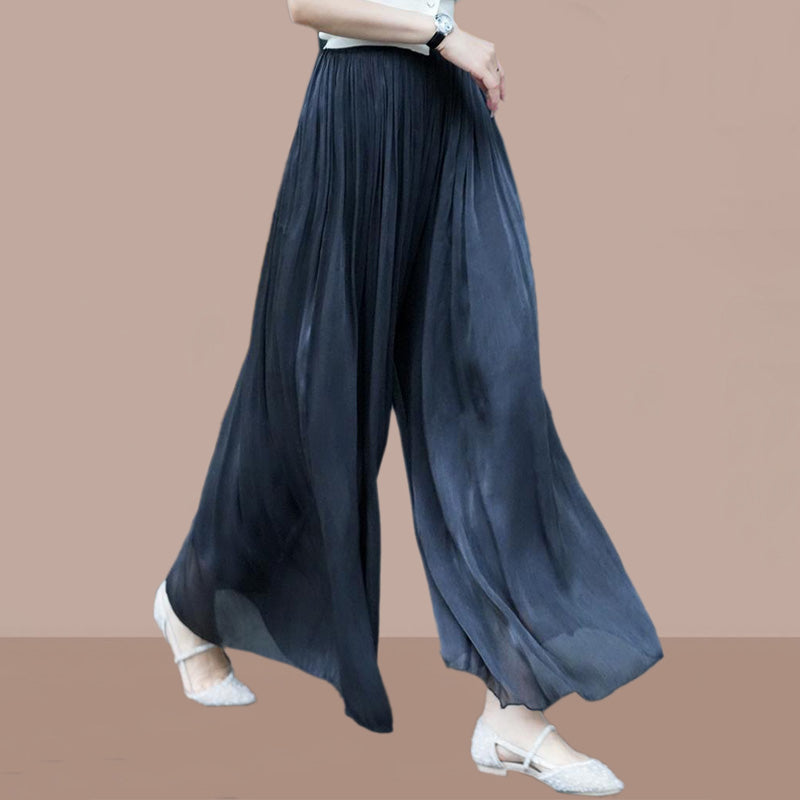 Anastasie Girard™ Pantaloni smaltati a gamba larga
