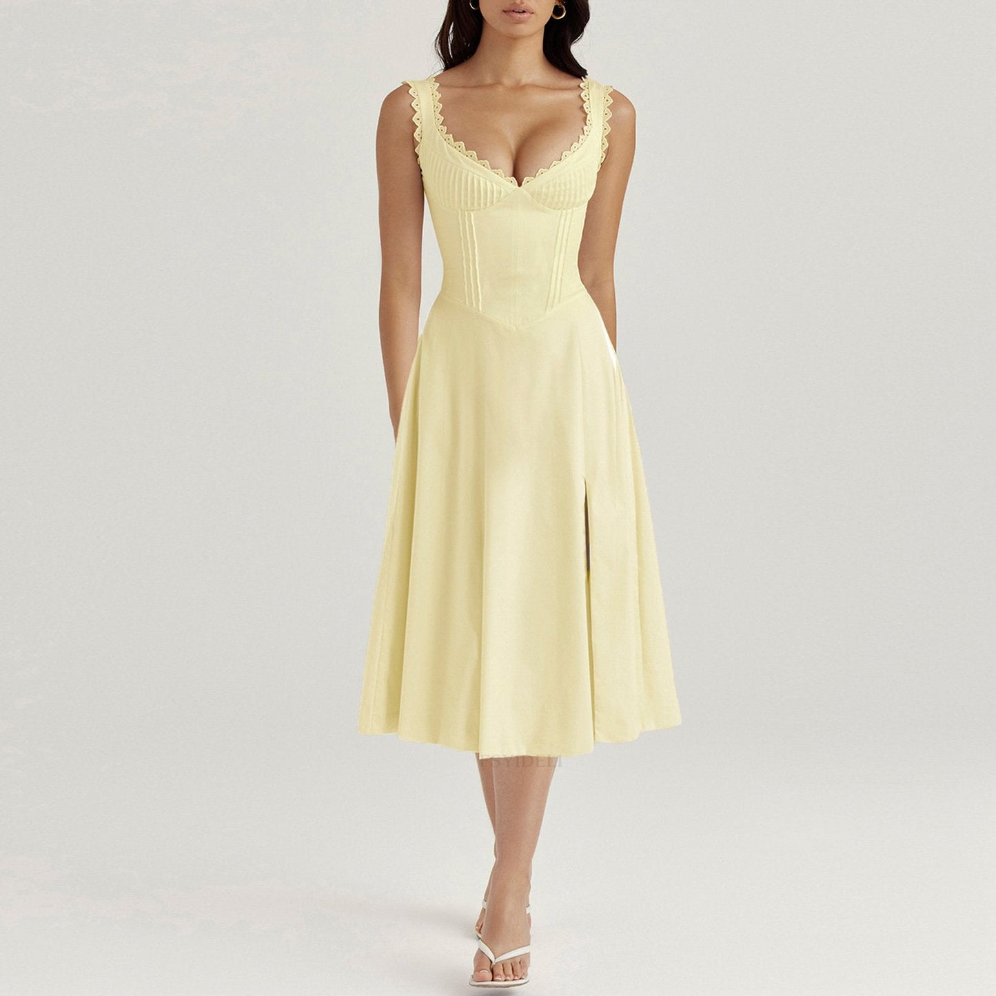 Angelica™️ Abito midi elegante