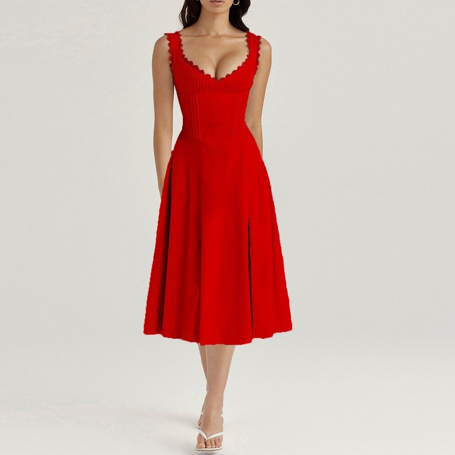 Angelica™️ Abito midi elegante