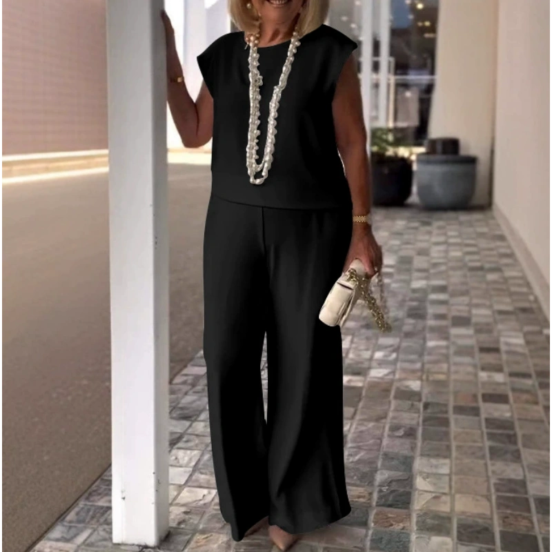 Appia Miceli™ Set camicetta e pantaloni da donna