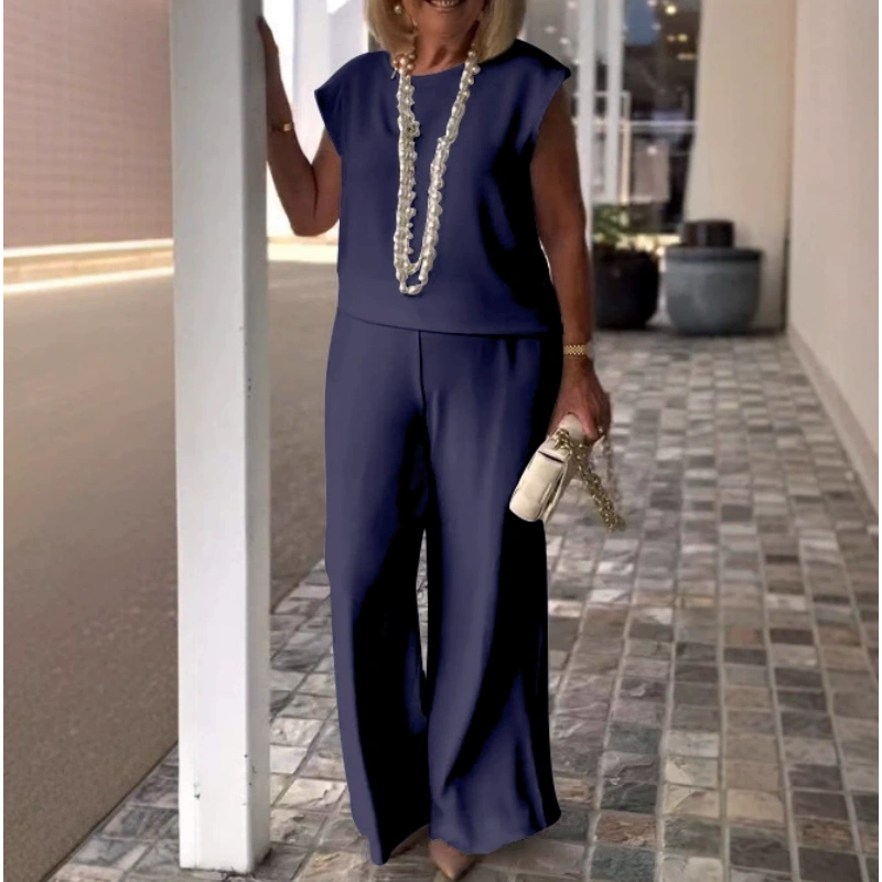 Appia Miceli™ Set camicetta e pantaloni da donna