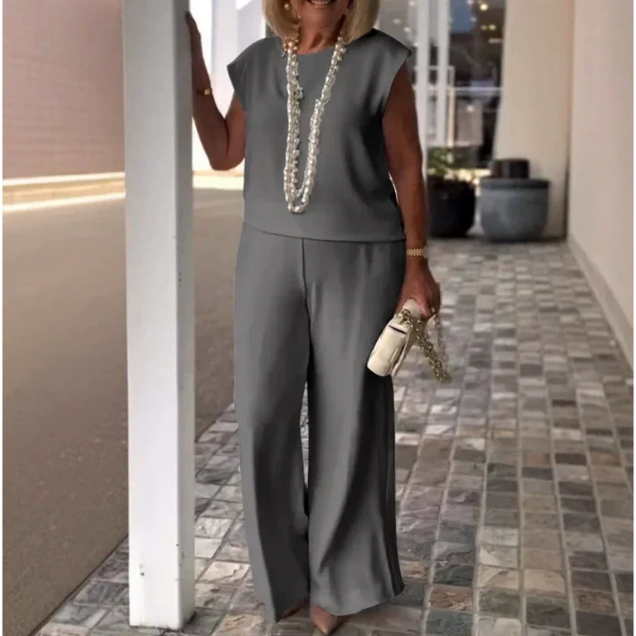 Appia Miceli™ Set camicetta e pantaloni da donna