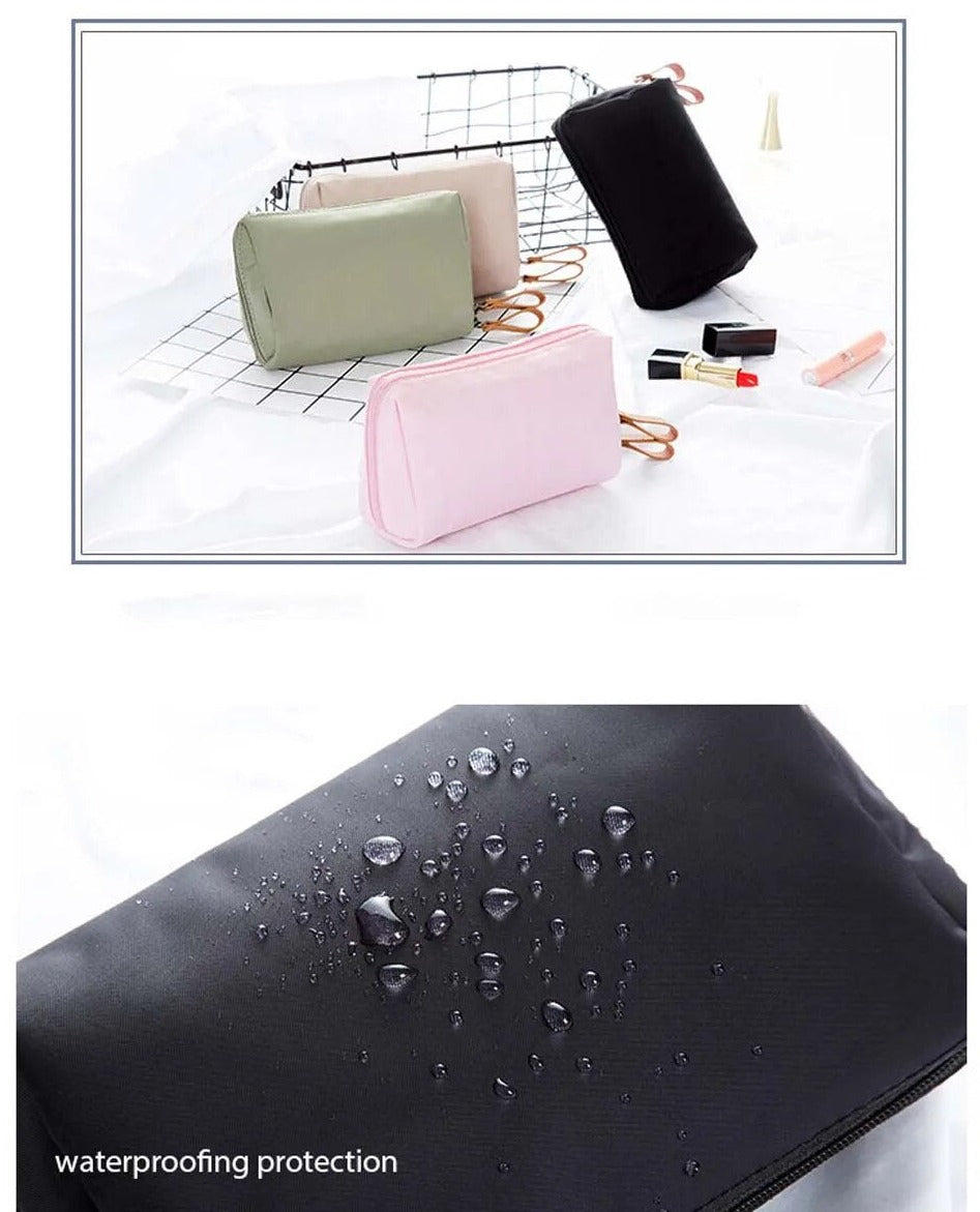 Arcelia™ Borsa cosmetica con doppia cerniera