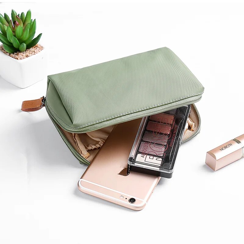 Arcelia™ Borsa cosmetica con doppia cerniera
