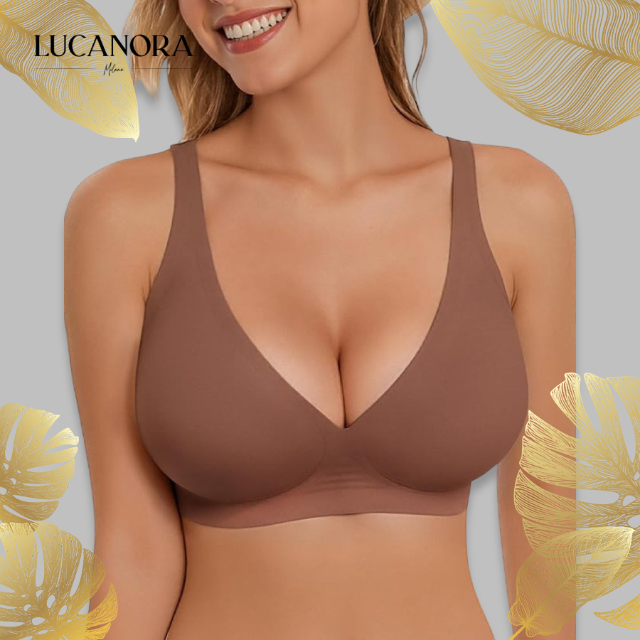 Arianna Nova™ Reggiseno senza ferretto con ferretto push-up a V profonda