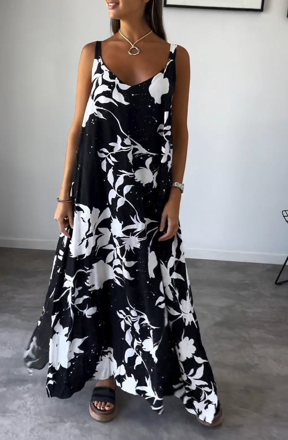 Athena Frazer™ Abito estivo da donna con stampa