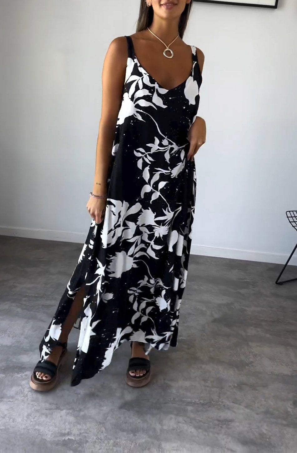 Athena Frazer™ Abito estivo da donna con stampa