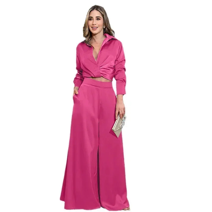 Aza Cerami™ Abito casual con risvolto da donna