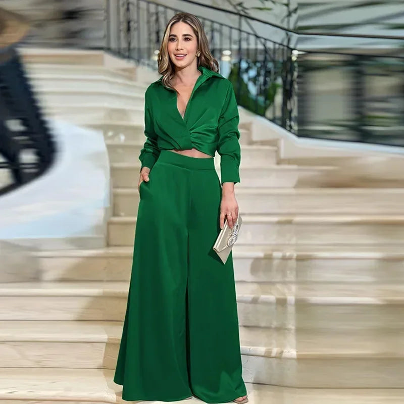 Aza Cerami™ Abito casual con risvolto da donna