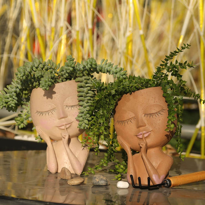 Botanica™ Vaso da fiori con una faccia