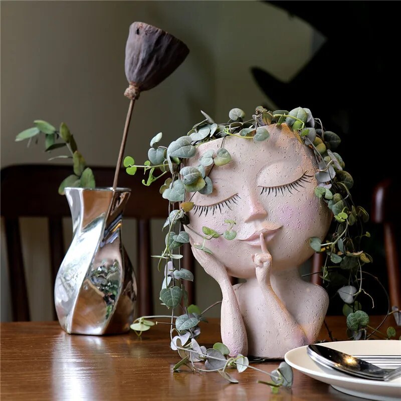 Botanica™ Vaso da fiori con una faccia