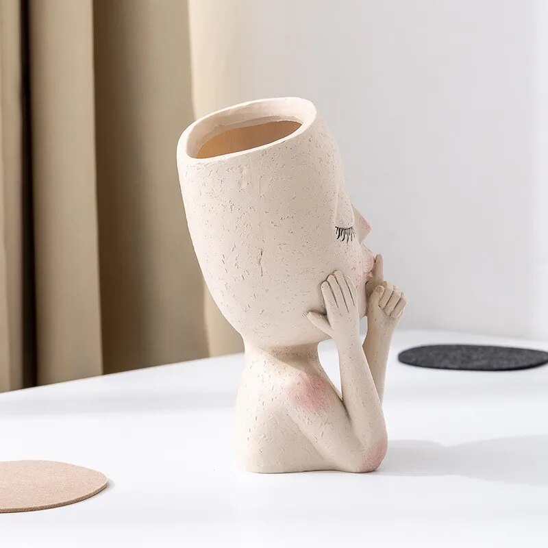 Botanica™ Vaso da fiori con una faccia