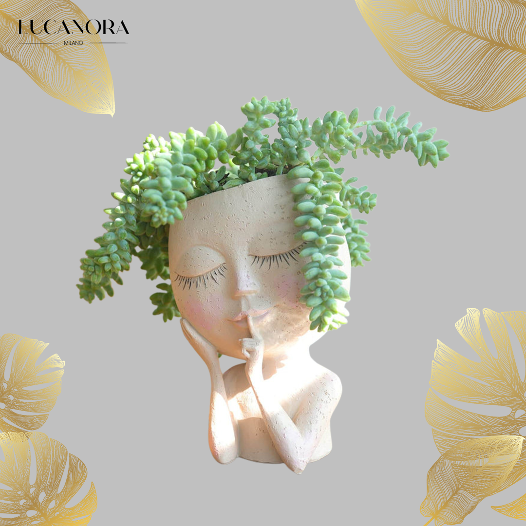 Botanica™ Vaso da fiori con una faccia