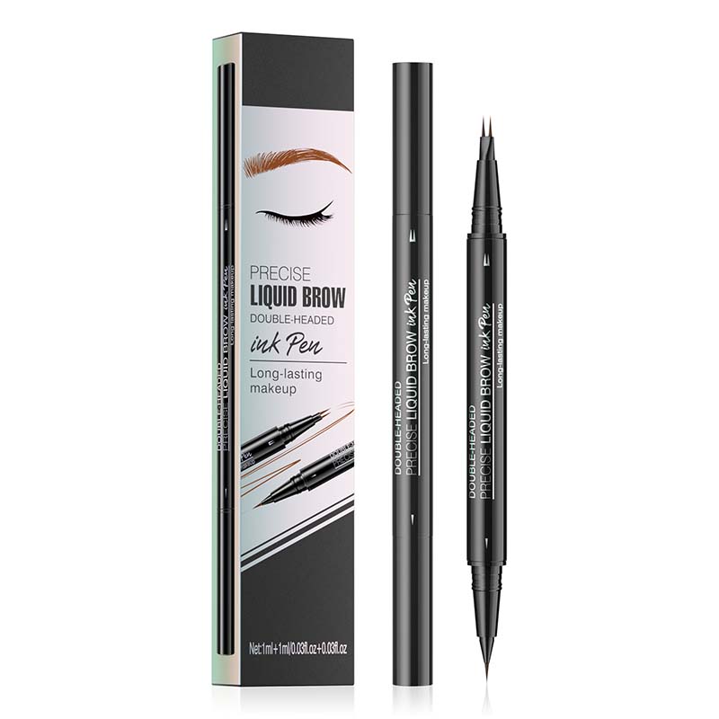 BrowFork™ Matita per sopracciglia impermeabile 2 in 1 con pennello