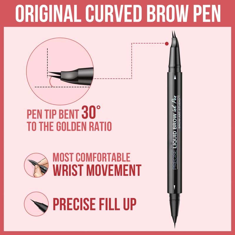 BrowFork™ Matita per sopracciglia impermeabile 2 in 1 con pennello