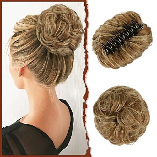 BunClip™ Chignon disordinato con clip a forma di artiglio sui capelli