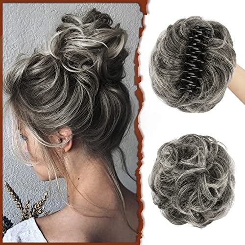 BunClip™ Chignon disordinato con clip a forma di artiglio sui capelli