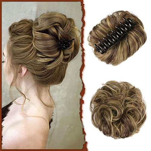 BunClip™ Chignon disordinato con clip a forma di artiglio sui capelli