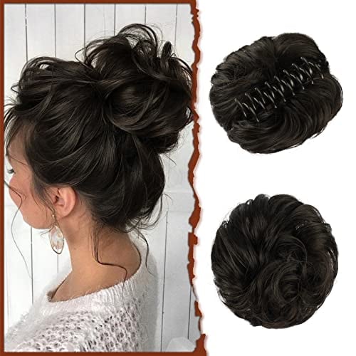 BunClip™ Chignon disordinato con clip a forma di artiglio sui capelli