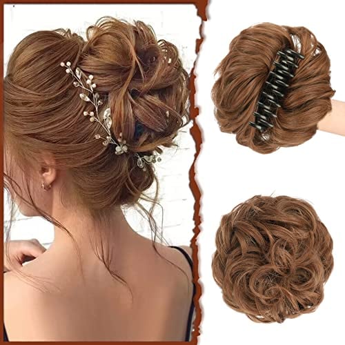 BunClip™ Chignon disordinato con clip a forma di artiglio sui capelli