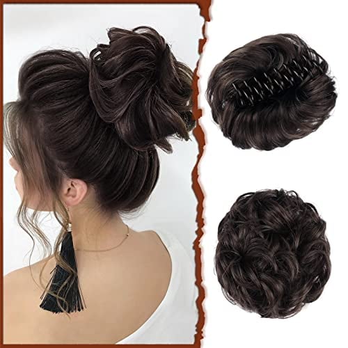 BunClip™ Chignon disordinato con clip a forma di artiglio sui capelli