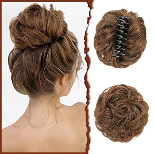 BunClip™ Chignon disordinato con clip a forma di artiglio sui capelli