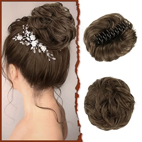 BunClip™ Chignon disordinato con clip a forma di artiglio sui capelli