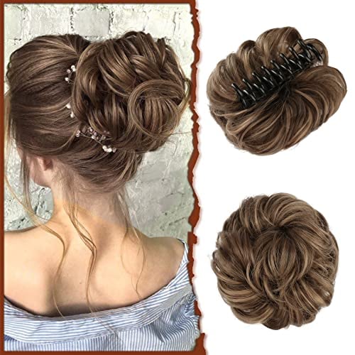 BunClip™ Chignon disordinato con clip a forma di artiglio sui capelli