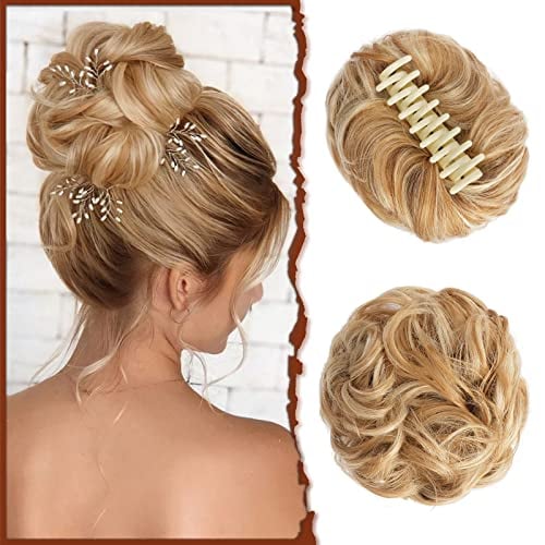 BunClip™ Chignon disordinato con clip a forma di artiglio sui capelli