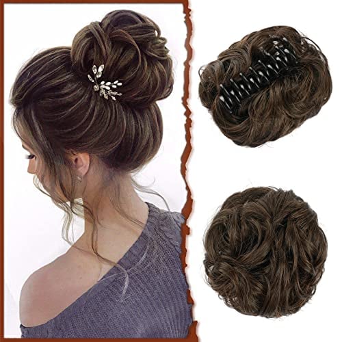 BunClip™ Chignon disordinato con clip a forma di artiglio sui capelli