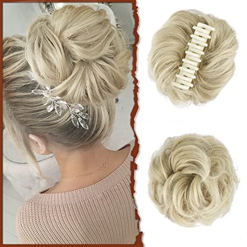 BunClip™ Chignon disordinato con clip a forma di artiglio sui capelli