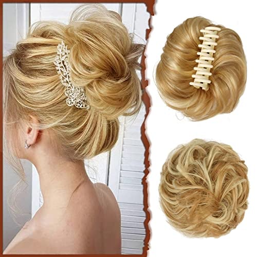 BunClip™ Chignon disordinato con clip a forma di artiglio sui capelli