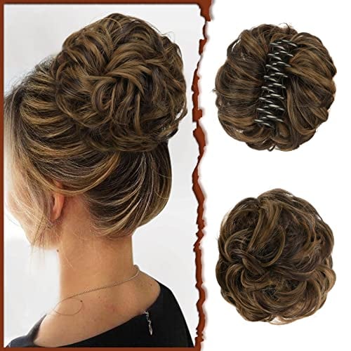 BunClip™ Chignon disordinato con clip a forma di artiglio sui capelli