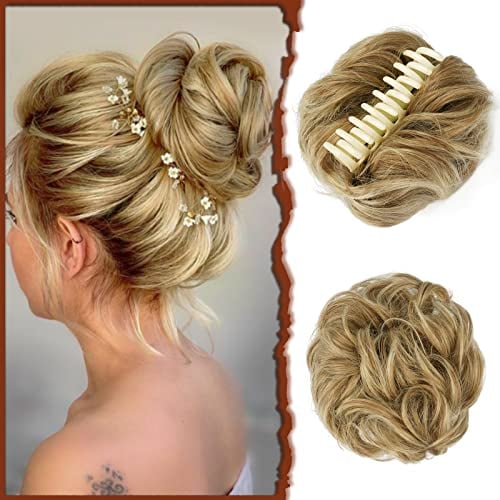 BunClip™ Chignon disordinato con clip a forma di artiglio sui capelli