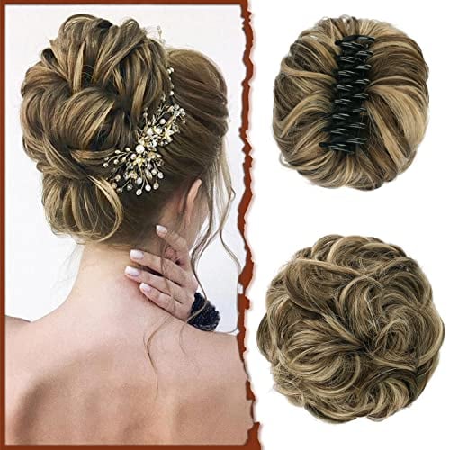 BunClip™ Chignon disordinato con clip a forma di artiglio sui capelli