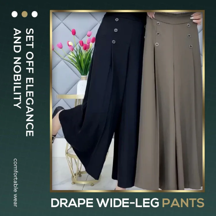 Clair Goulet™ Pantaloni a gamba larga vintage