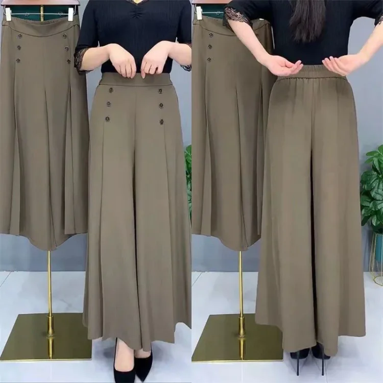 Clair Goulet™ Pantaloni a gamba larga vintage