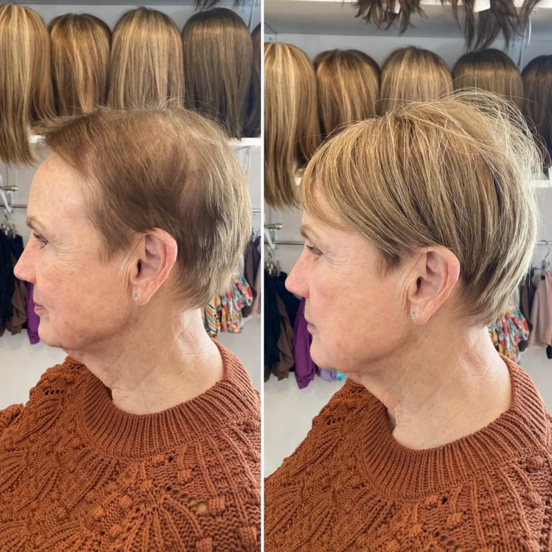 CrownLift™️ Capelli corti fini per le donne