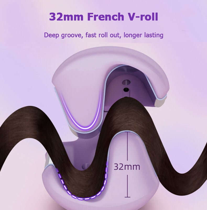 CurlFlair™️ Ferro arricciacapelli con onde francesi
